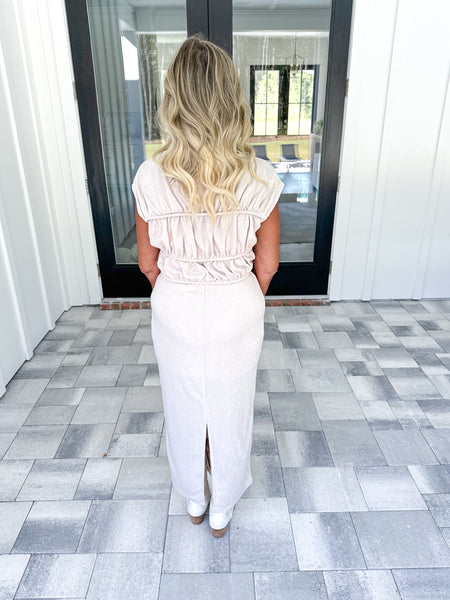 Cream Midi Set