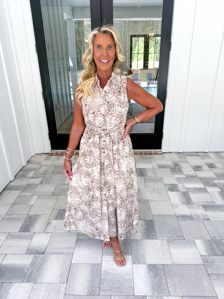Animal Print Midi
