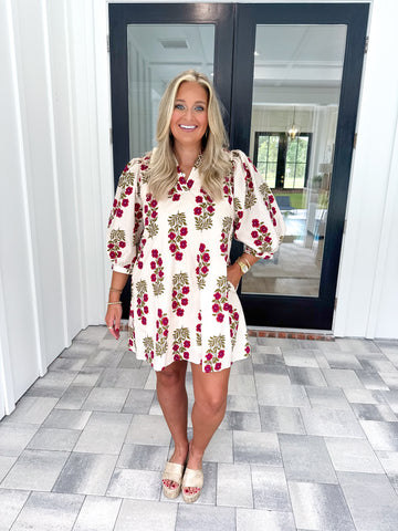 Floral Pattern Dress