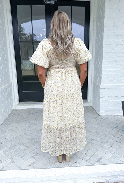 Yellow Floral Maxi