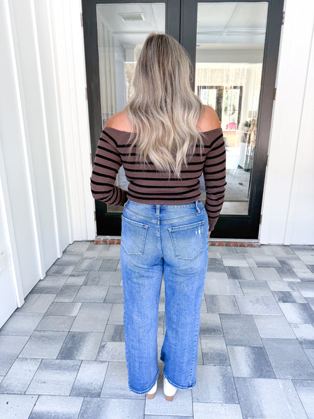 Off Shoulder Sweater