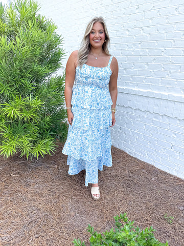 Floral Tiered Maxi