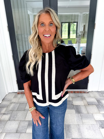 Black Accent Border Top