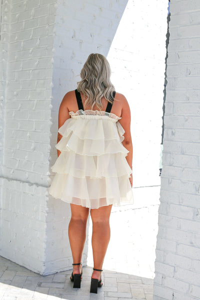 Cream Organza Dress