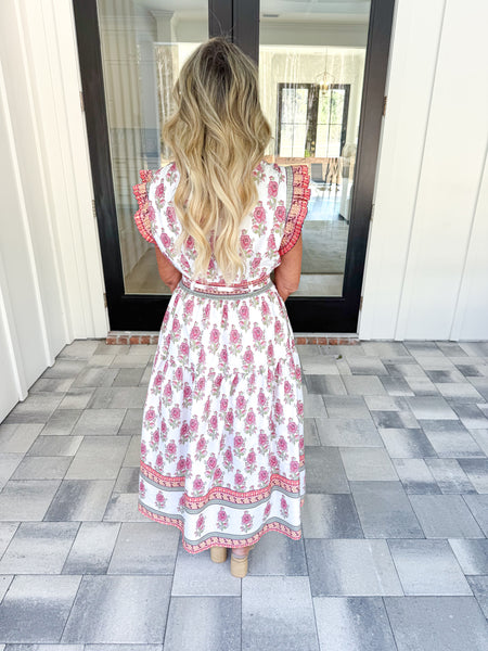 Floral Poplin Maxi