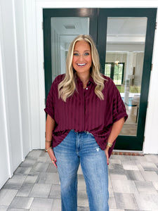 Garnet Oversized Top