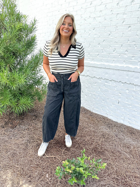 Black Utility Jeans