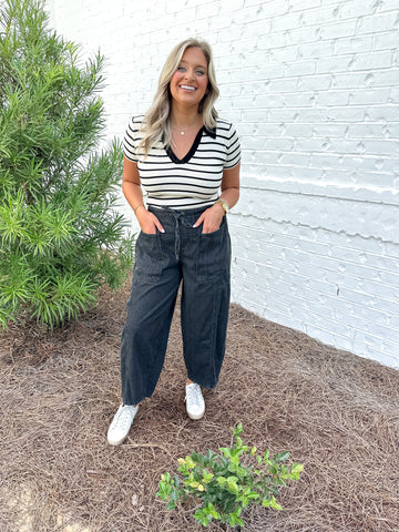 Black Utility Jeans