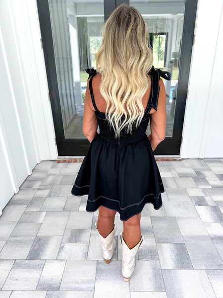 Black Denim Dress