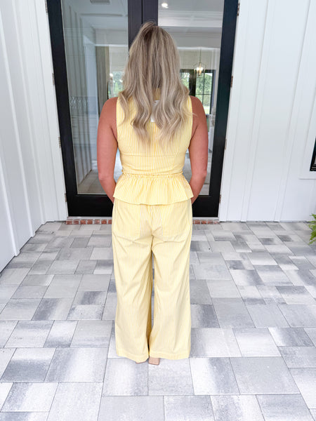 Yellow Pant Set