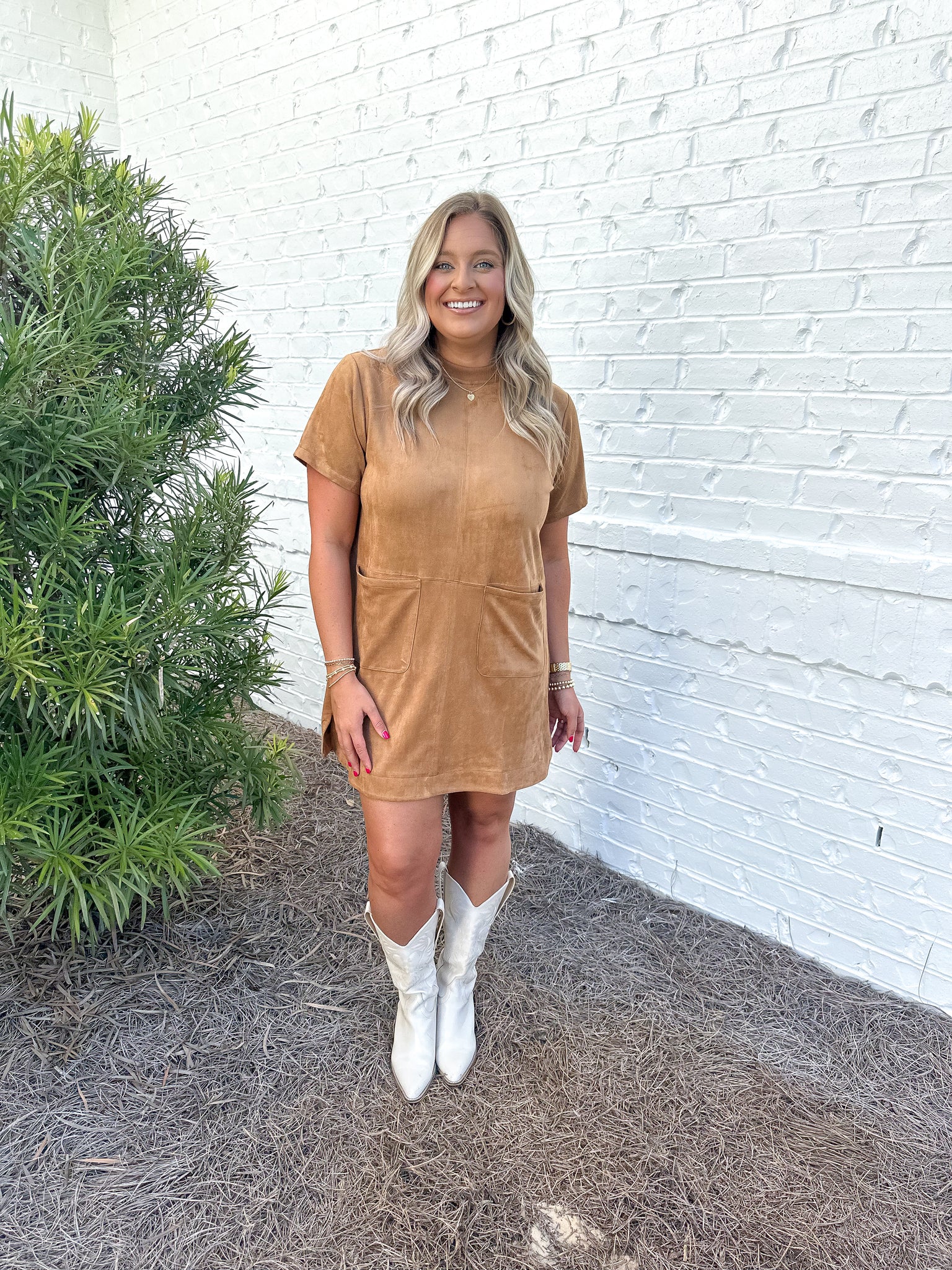 Suede Dress