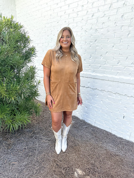 Suede Dress