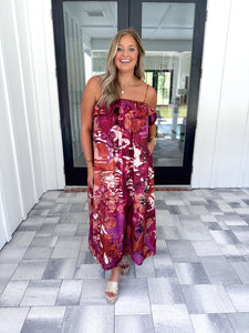 Floral Flowy Midi