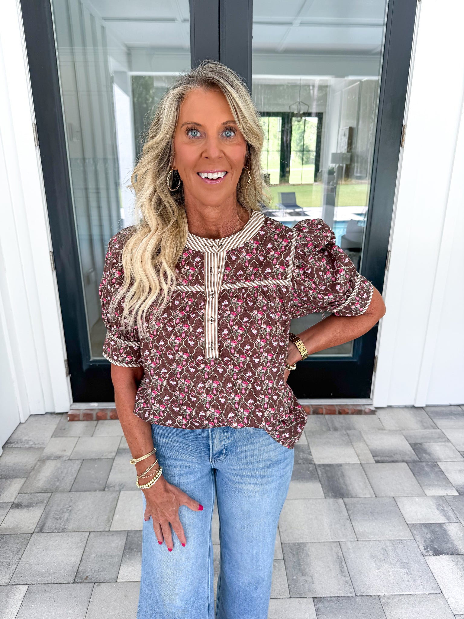 Multi Floral Top