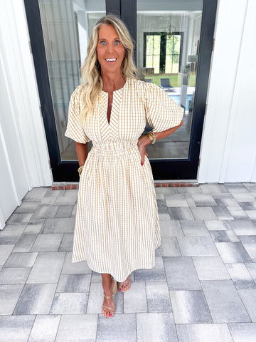 Checkered Midi