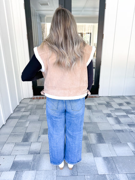 Faux Shearling Vest
