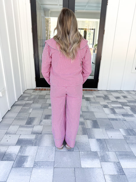 Red Gingham Pajamas