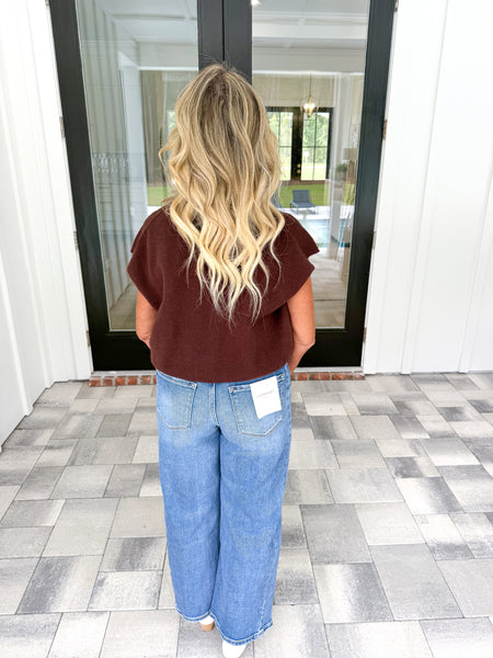 Chocolate Loose Fit Sweater
