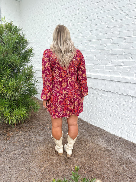 Floral Tiered Dress