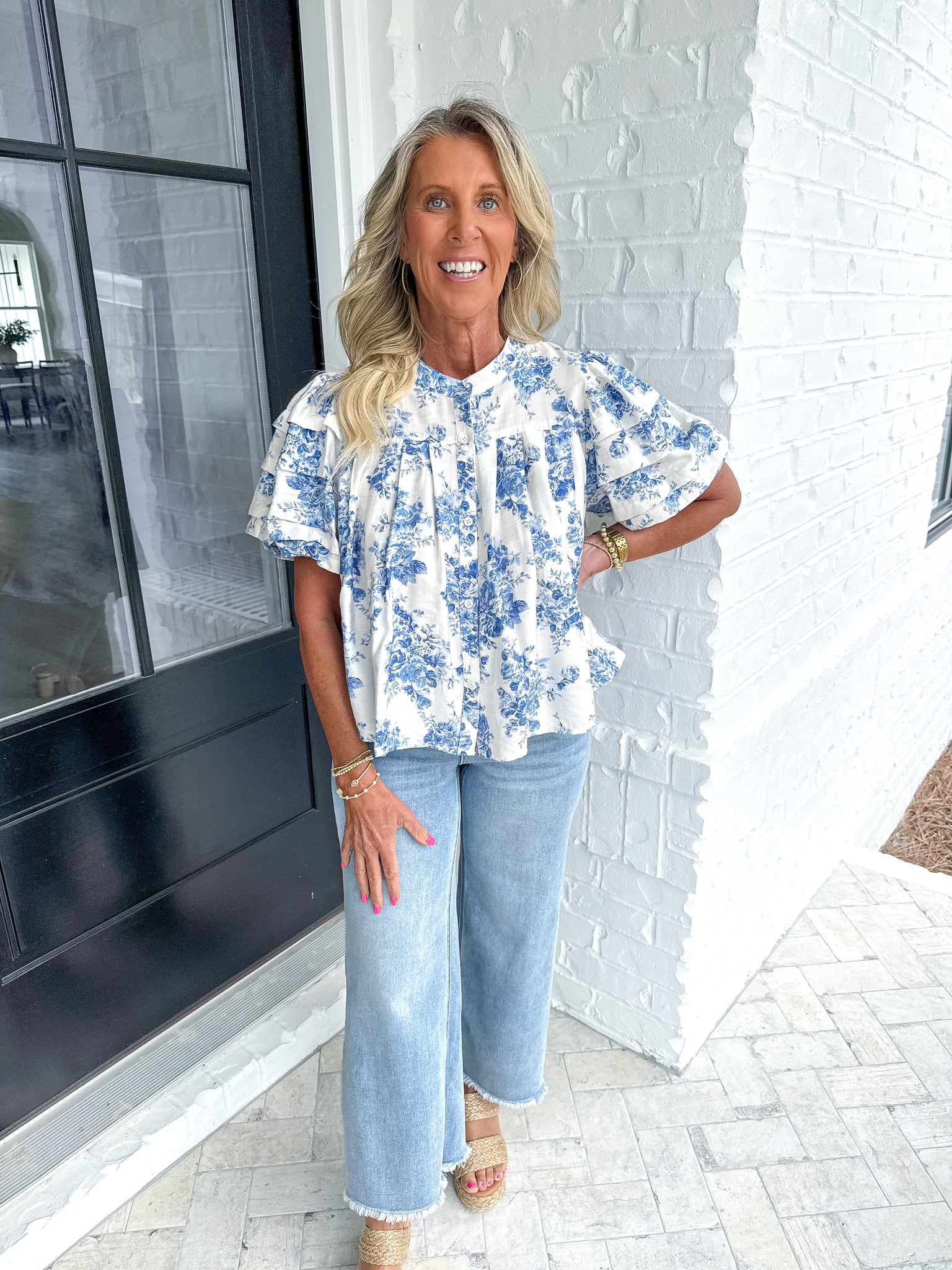 Evelyn Floral Top