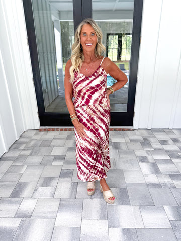 Abstract Midi Skirt