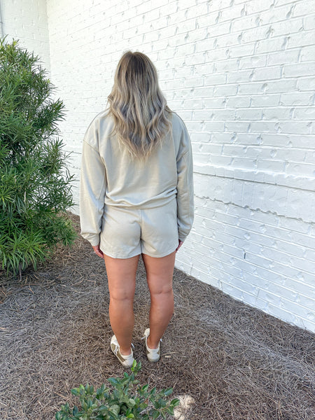Washed Terry Sweatshirt