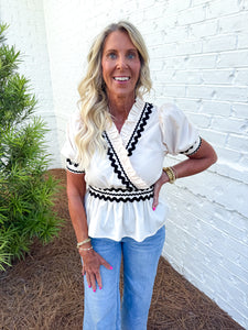 Surplice Top