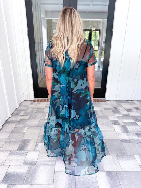 Floral Overlay Maxi