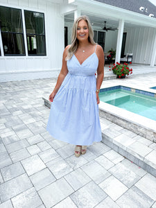 Striped Midi