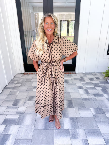 Polka Dot Midi