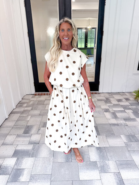 Polka Dot Midi Set
