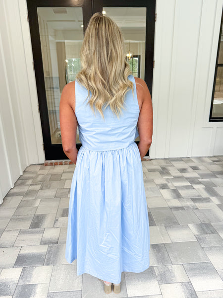 Embroidered Midi Set