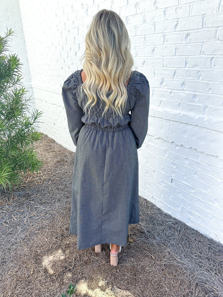 Tiny Plaid  Maxi
