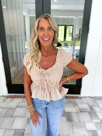 Gingham Top
