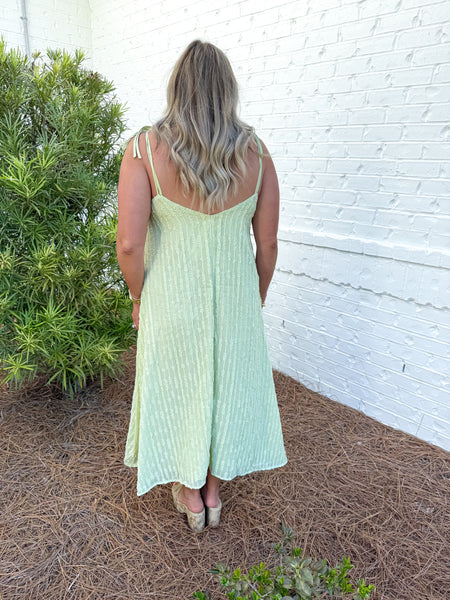 Sage Textured Midi