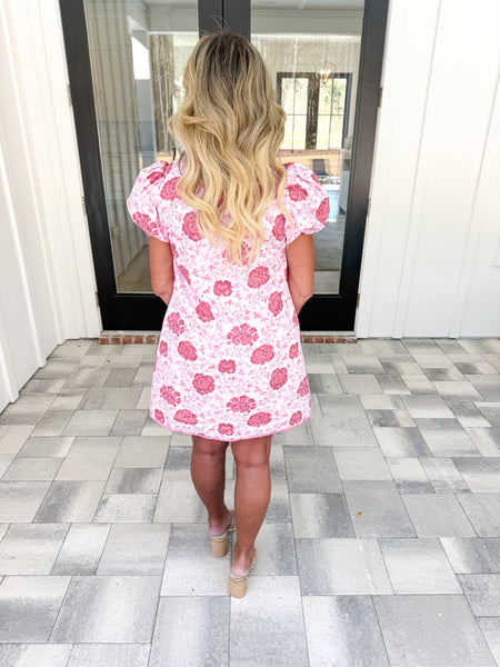 Floral Puff Sleeve Dress