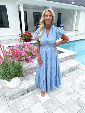 Chambray Midi