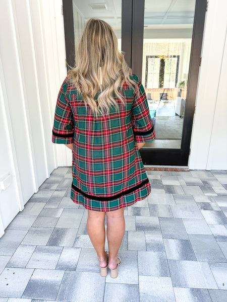 Green Plaid Dress