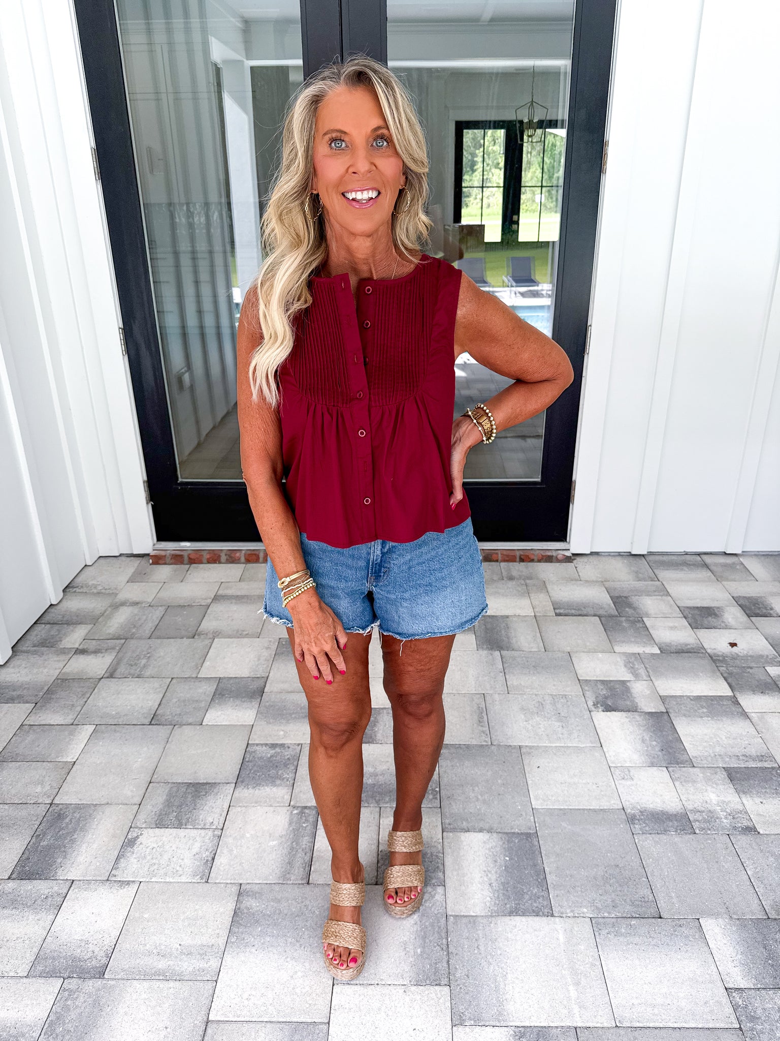 Burgundy Top