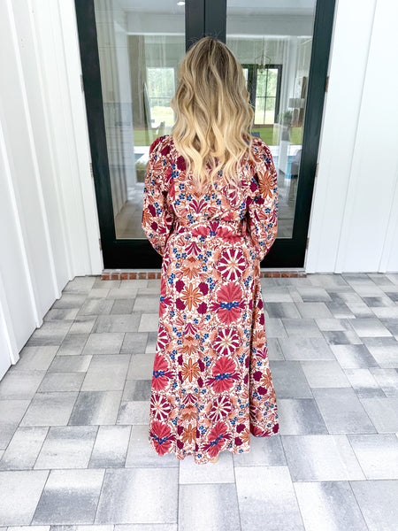 Rust Floral Maxi
