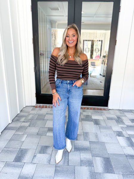 Off Shoulder Sweater