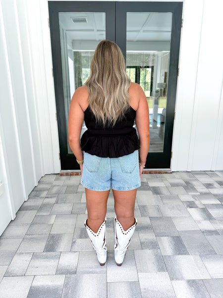 Bubble Hem Top