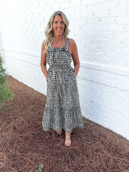 Abstract Print Midi