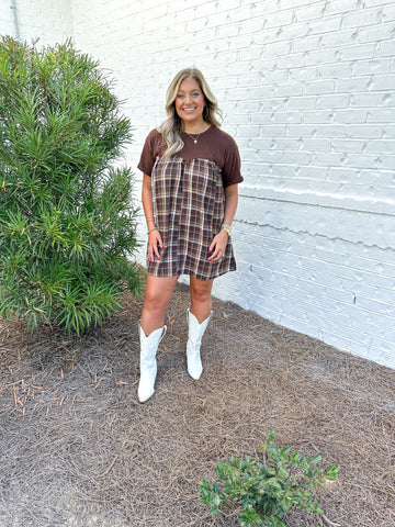 Contrast Dress
