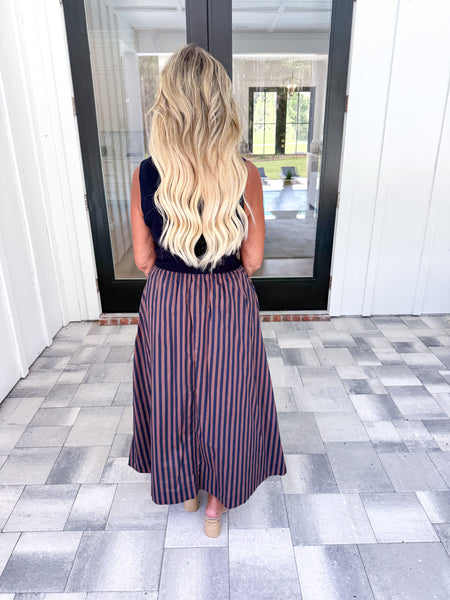 Mock Neck Midi