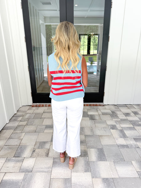 Striped Knit Top