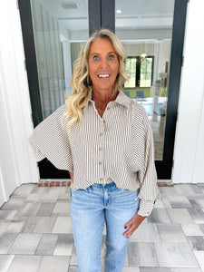 Raglan Stripe Top