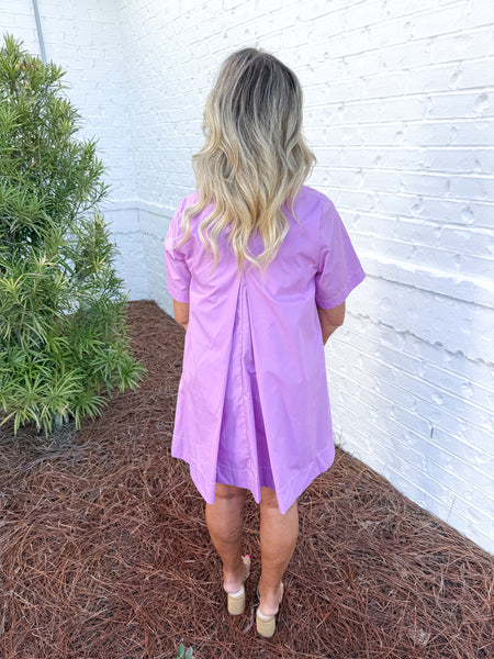 Lavender Stitch Dress