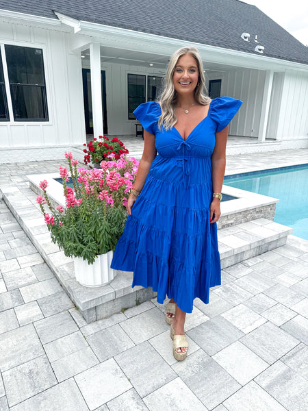 Royal Blue Midi