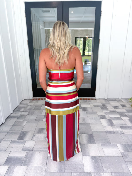Striped Maxi